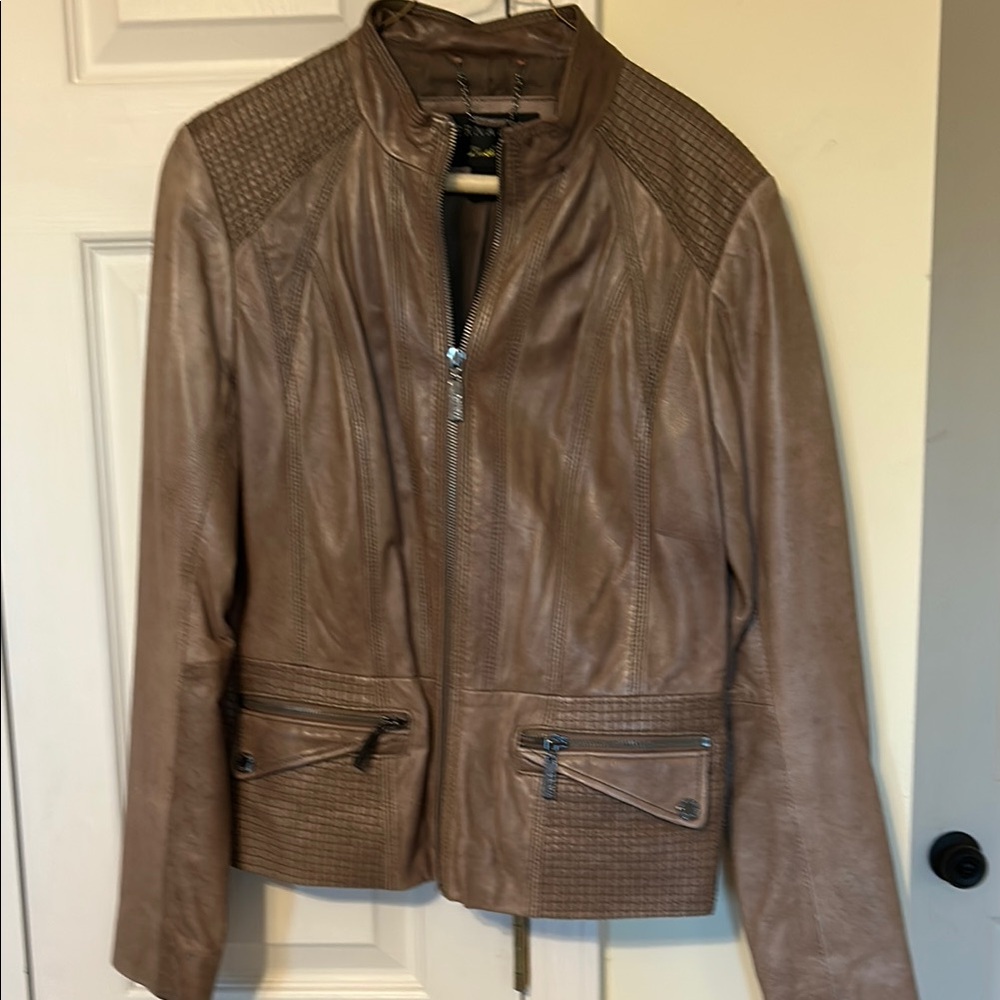 Bernardo leather jacket